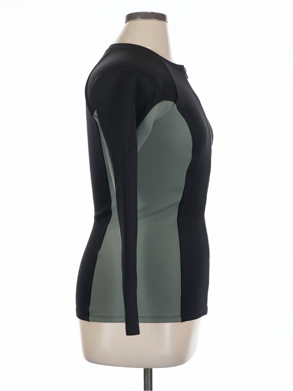 ROXY PRO WAVE LONG SLEEVE FRONT ZIP RASH VEST - ANTHRACITE XL - Picture 10 of 14